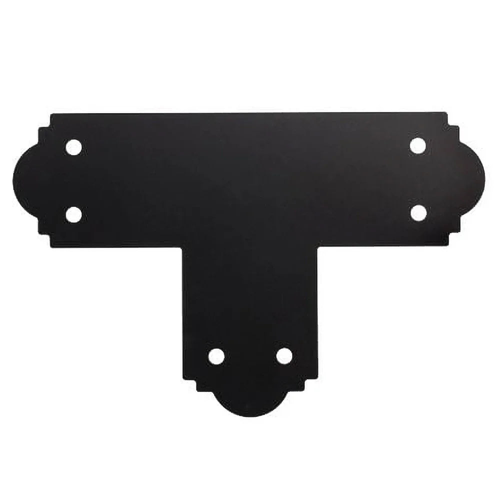 Plaque ornementale en T pour poteau 6" x 6"