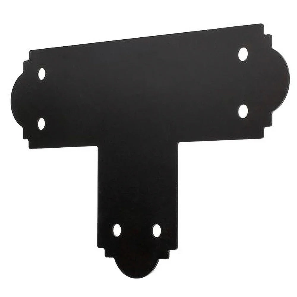 Plaque ornementale en T pour poteau 6" x 6"