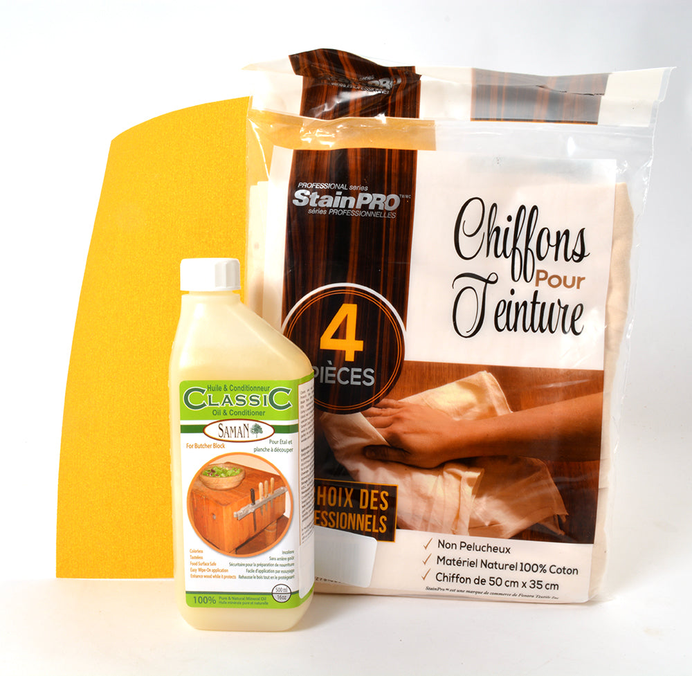 SamaN Butcher Block Finishing Kit