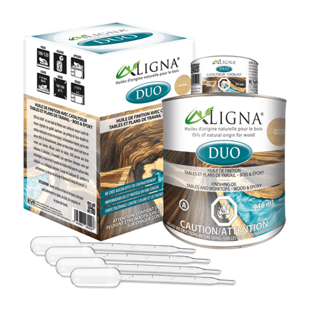 Finishing oil with catalyst natural 946ml, Ligna duo