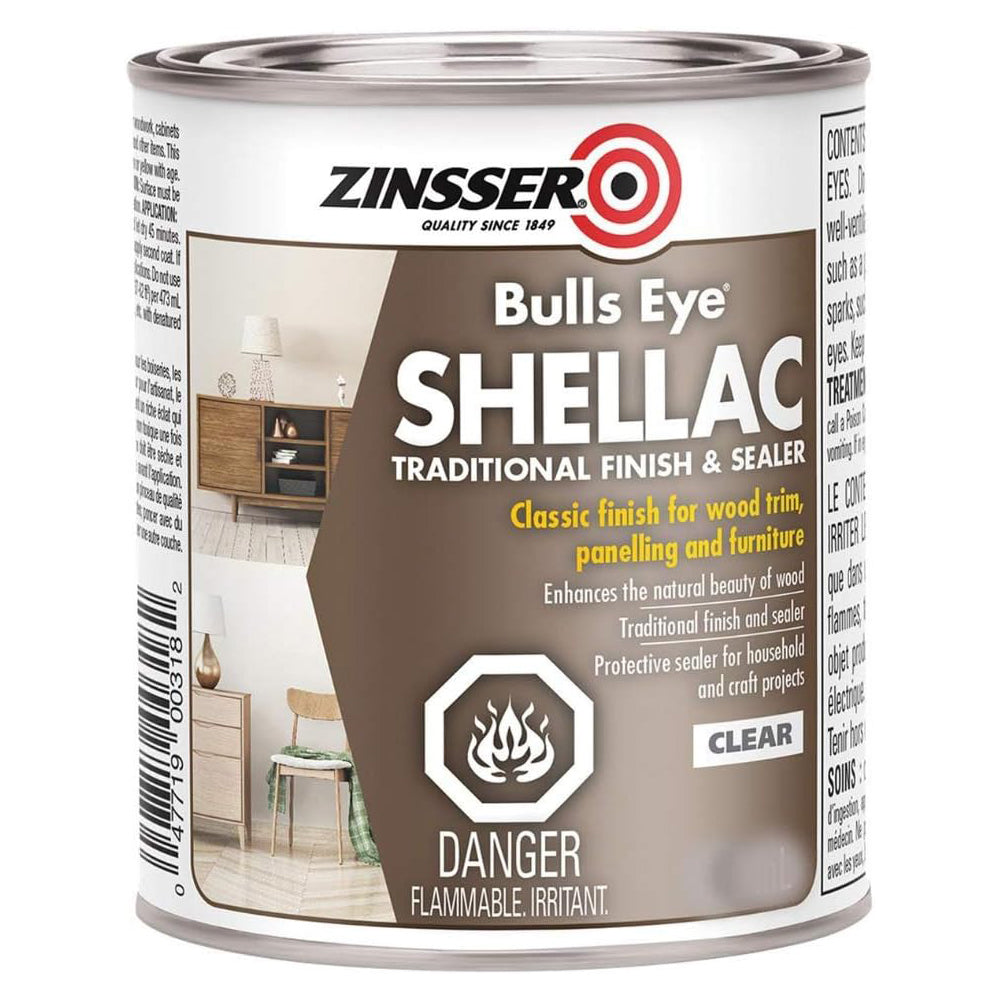 Clear shellac 946ML, Zinsser