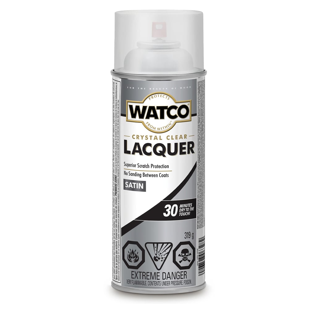 Laque transparente 319g - Aérosol, Watco
