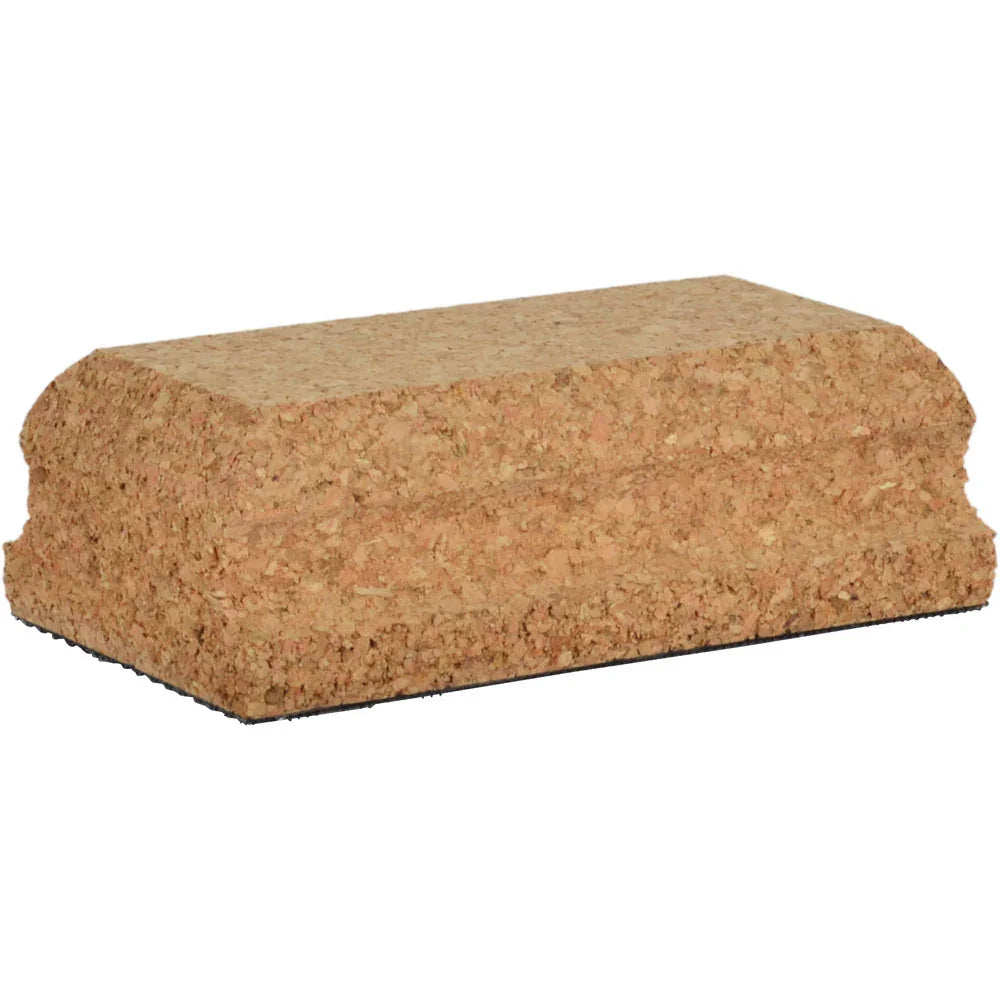 Bloc de ponçage manuel en liège à prise velcro - Sia