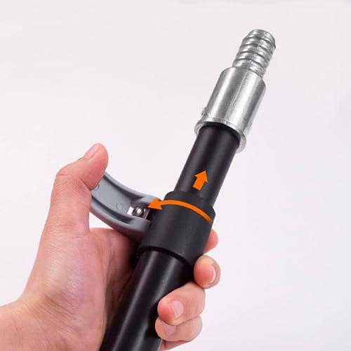 Extension pole with telescopic handle 43’’ to 78’’