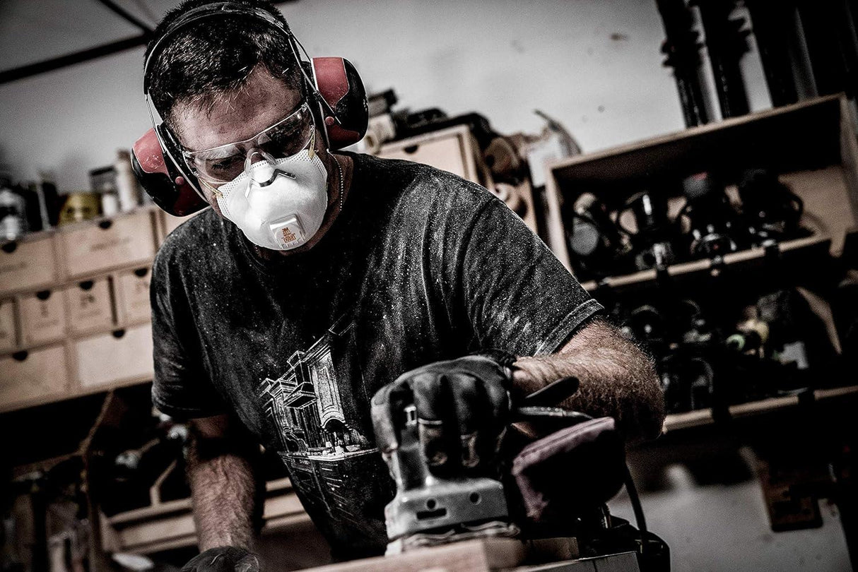 Respirateur contre les particules avec valve N95 (10/bte)