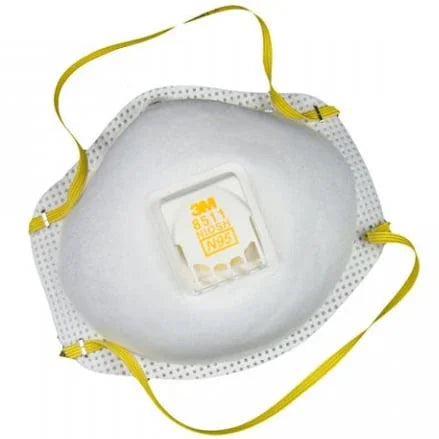 Respirateur contre les particules avec valve N95 (10/bte)