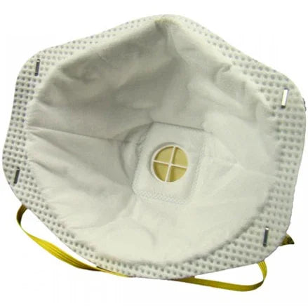 Respirateur contre les particules avec valve N95 (10/bte)