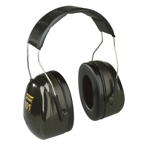 PELTOR Optime 101 Safety Earmuffs, Over-the-head