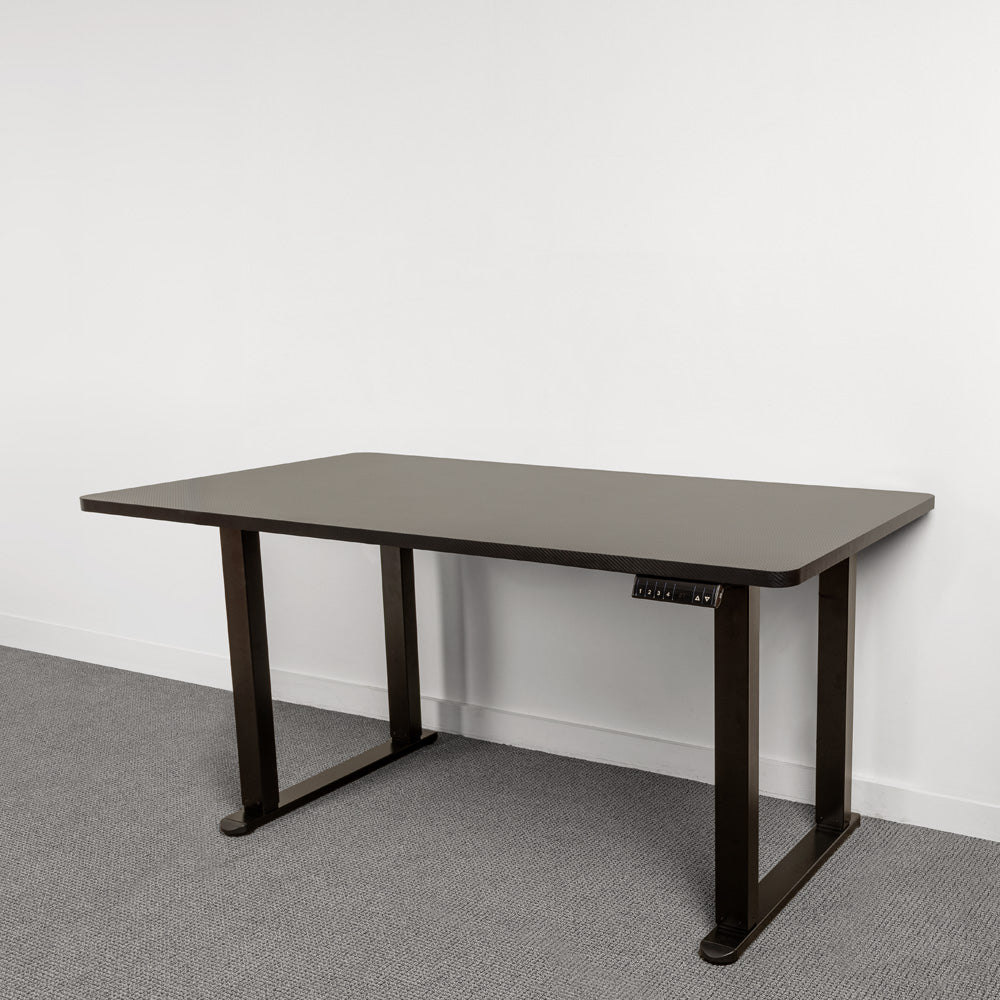 Black adjustable frame for desk - Quadra