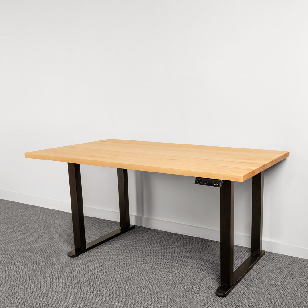 Black adjustable frame for desk - Quadra