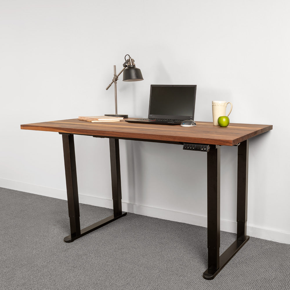 Black adjustable frame for desk - Quadra