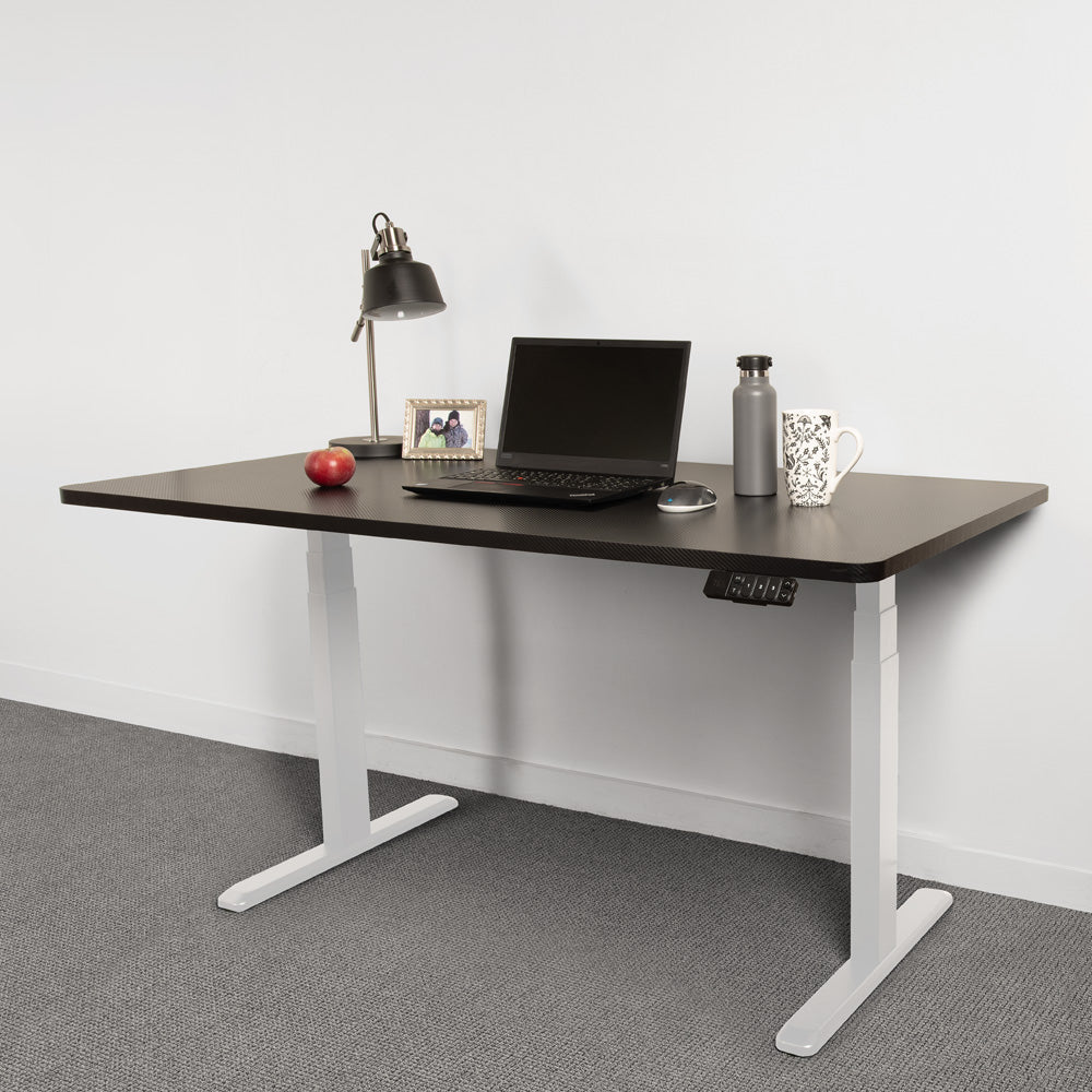 Adjustable white desk frame - Motion II