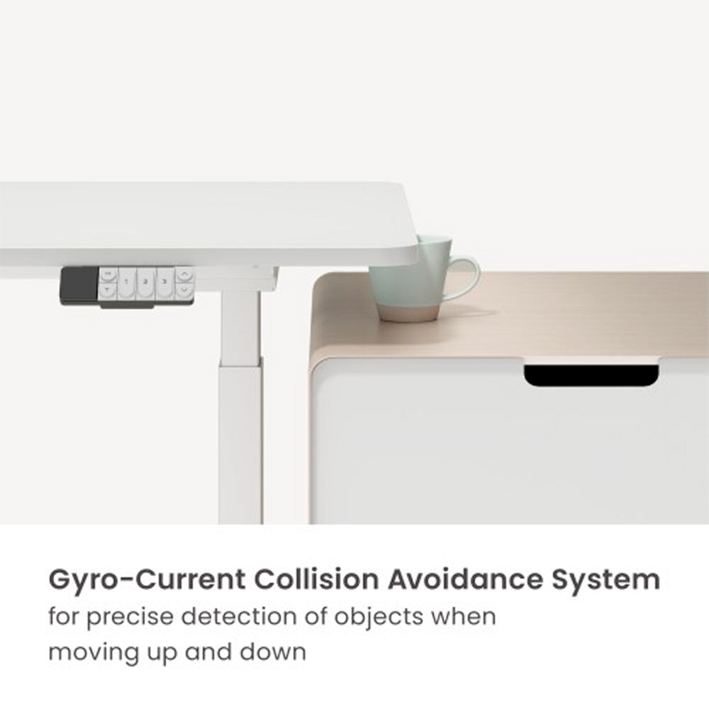 Structure ajustable blanc pour bureau - Motion II