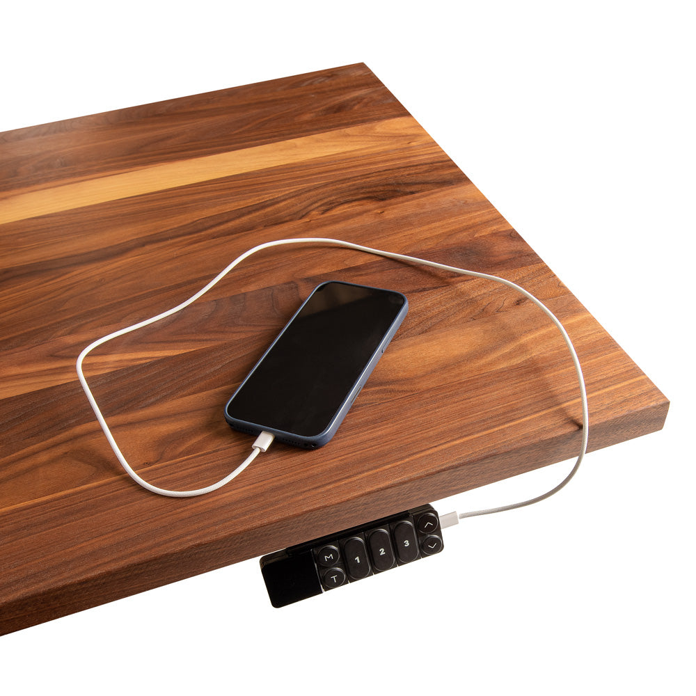 Adjustable white desk frame - Motion II
