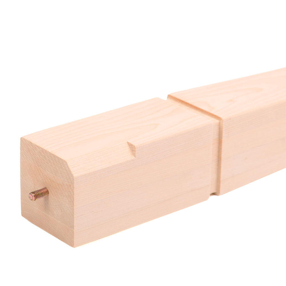 Patte de table Eastman 3" x 3" x 29" Merisier