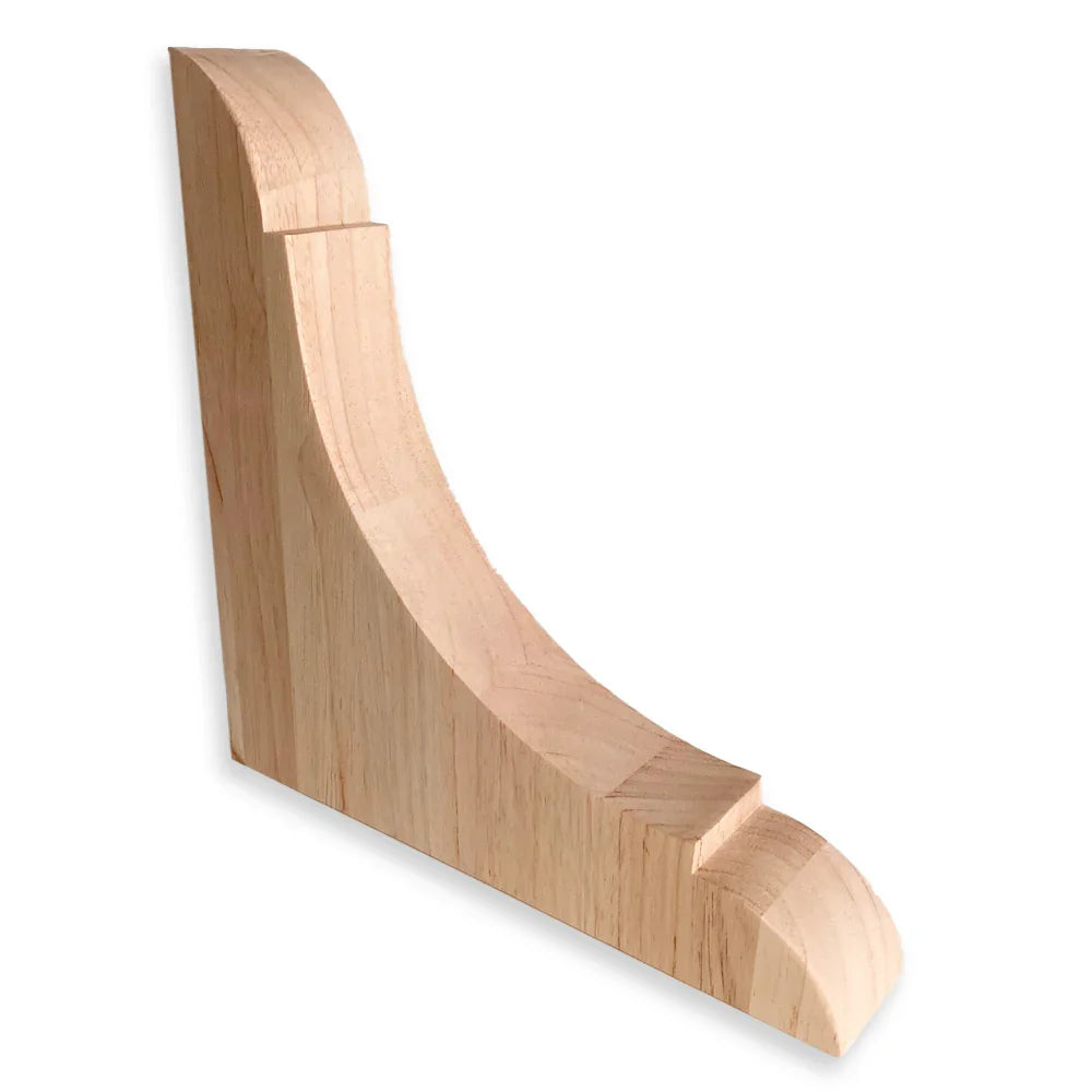 Rubberwood Corbel #814 - 9 ½’’ x 9 ½’’ x 1 ¾’’