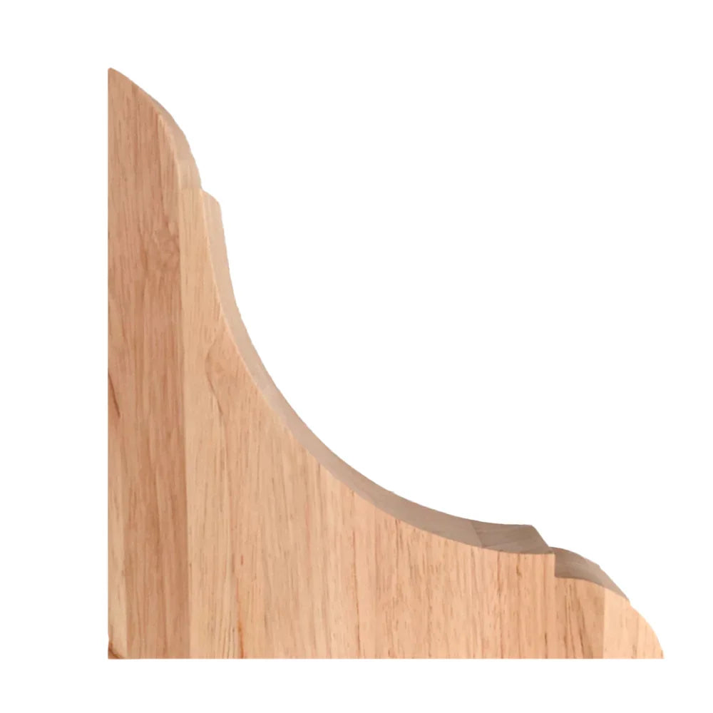 Rubberwood Corbel #814 - 9 ½’’ x 9 ½’’ x 1 ¾’’