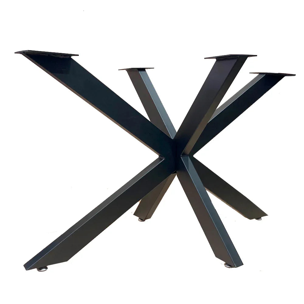 SPIDER STYLE BLACK TABLE LEG BASE SET 28’’H