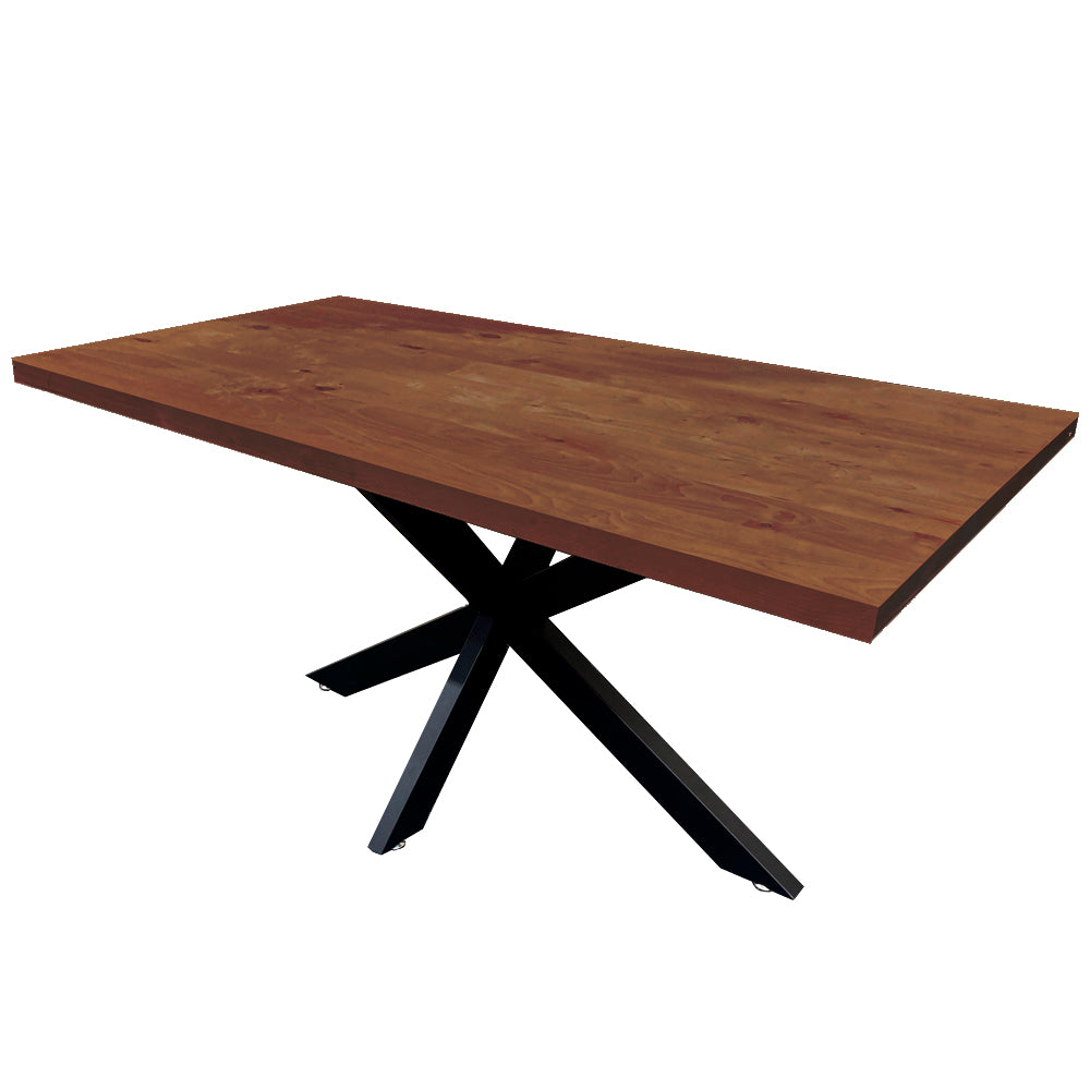 Ensemble de pied de table en métal noir style araignée 28’’h