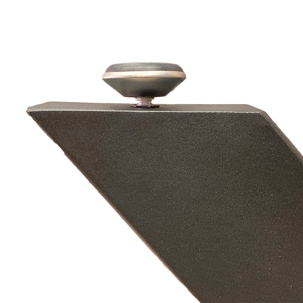 Ensemble de pied de table en métal noir style araignée 28’’h