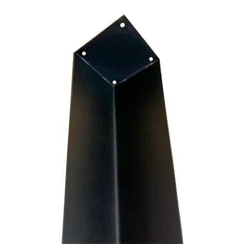 Pied de table en acier scandinave noir - 4/pqt - 28’’