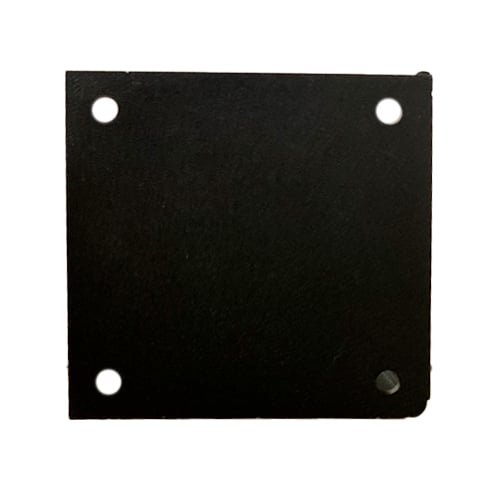 Pied de table en acier scandinave noir - 4/pqt - 28’’