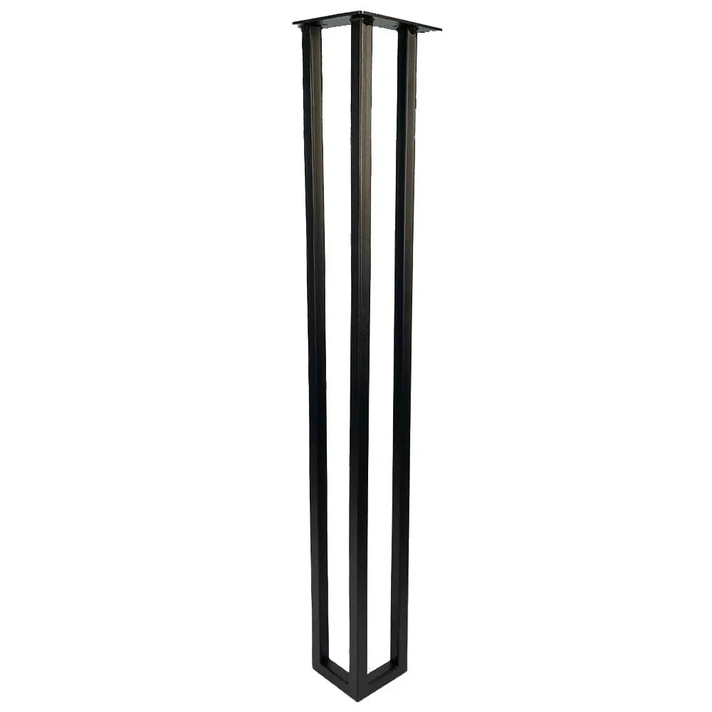 28'' black table leg, Moderna II