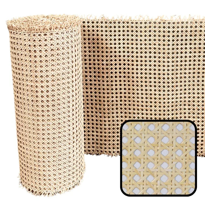 Rotin tressé #1905 semi blanchi - 18" de large