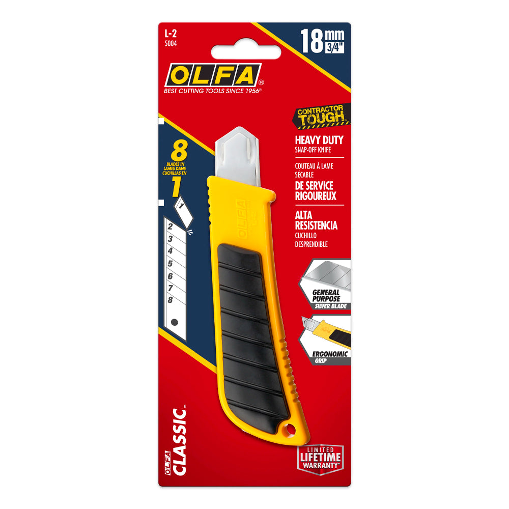 Utility knife rubber handle 18 mm L2B - Olfa