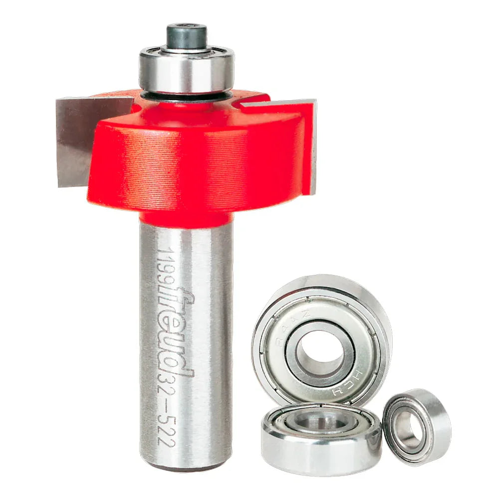 Rabbeting with Bearing Bits Set - Freud