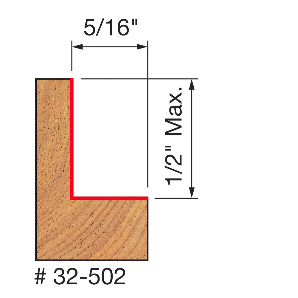 Mèches de toupie pour feuillure avec ensemble à coussinets - Freud