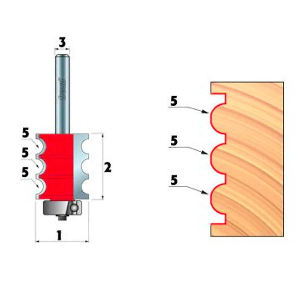 Triple Beading Bits - Freud