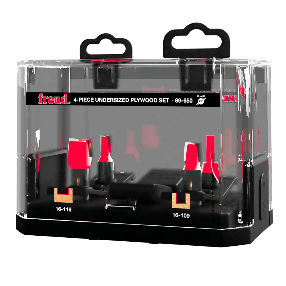 Ensemble de 4 mèches pour contreplaqué #89-650 - Freud