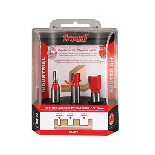 Ensemble de 3 mèches pour contreplaqué - Freud