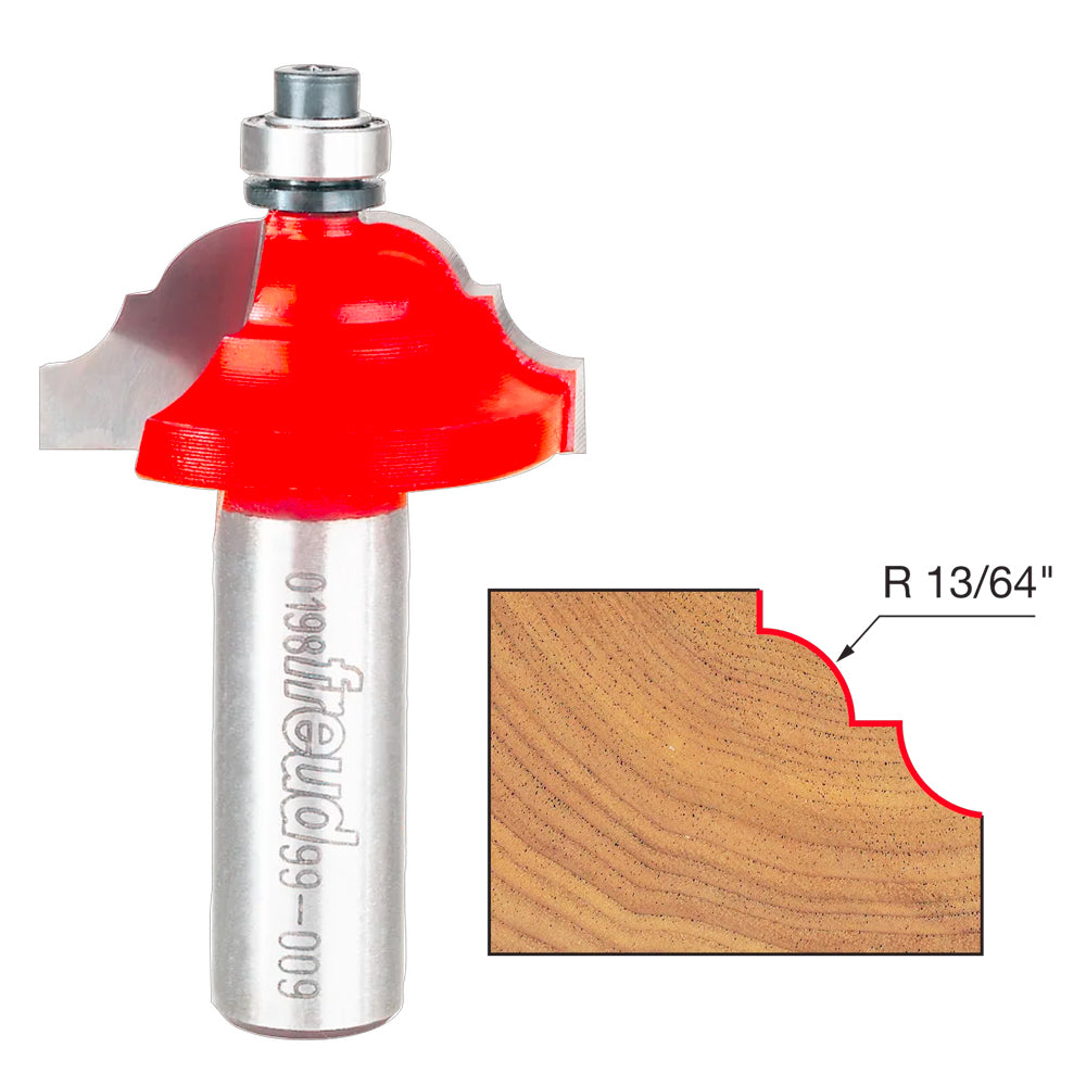 Quadra-Cut Cove & Bead Bit 1 3/8" #99-009Q - Freud