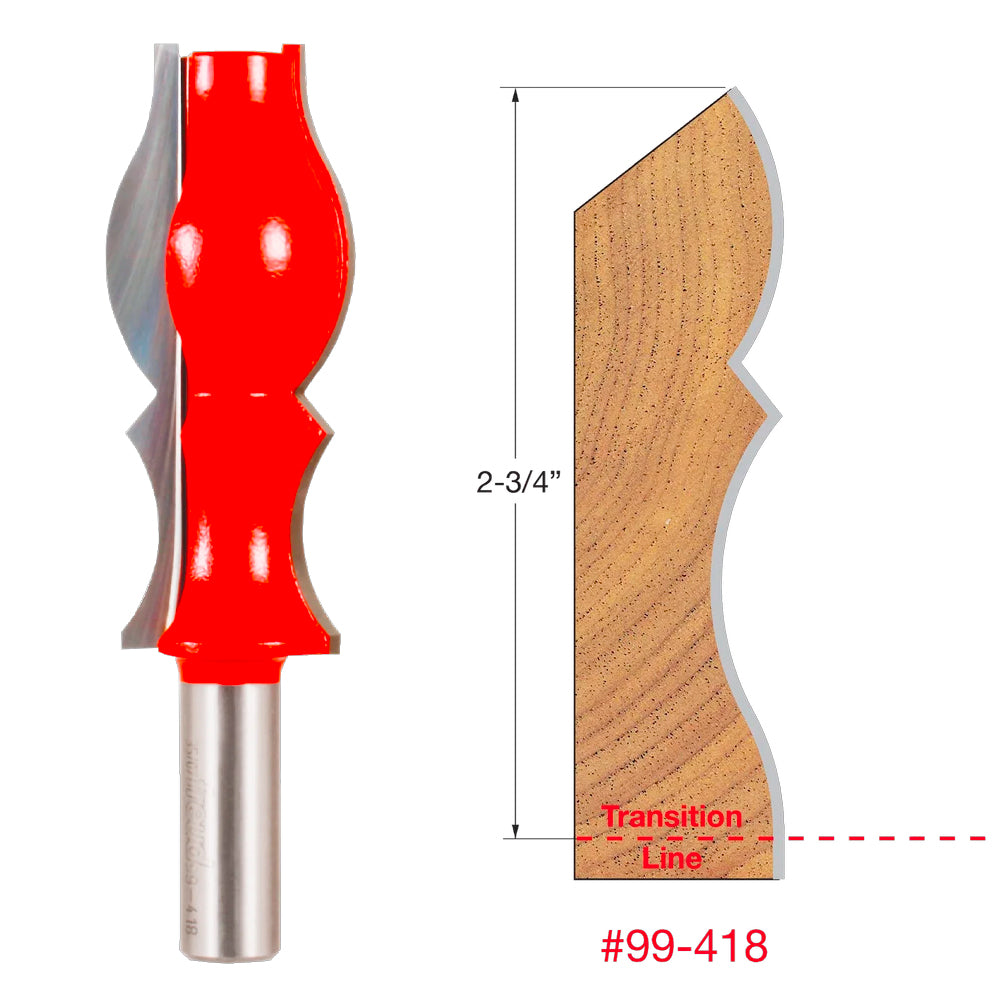 Crowned molding bit, high #5 #99-418 - Freud