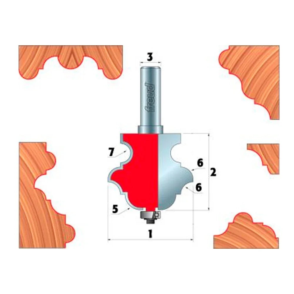 Multi-profile bit - Freud