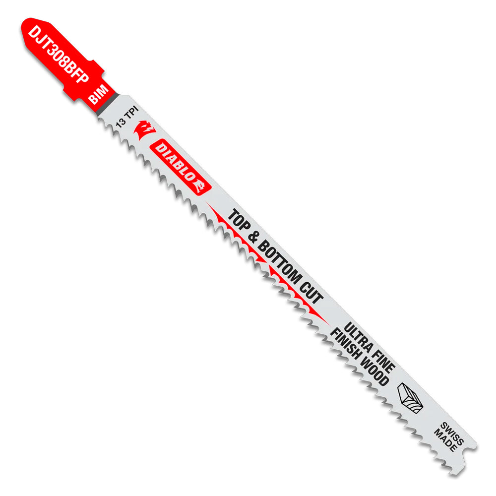 4 5/8’’ x 13 TPI bi-metal jig saw blades #djt308bfp5, 5/pkg - Diablo