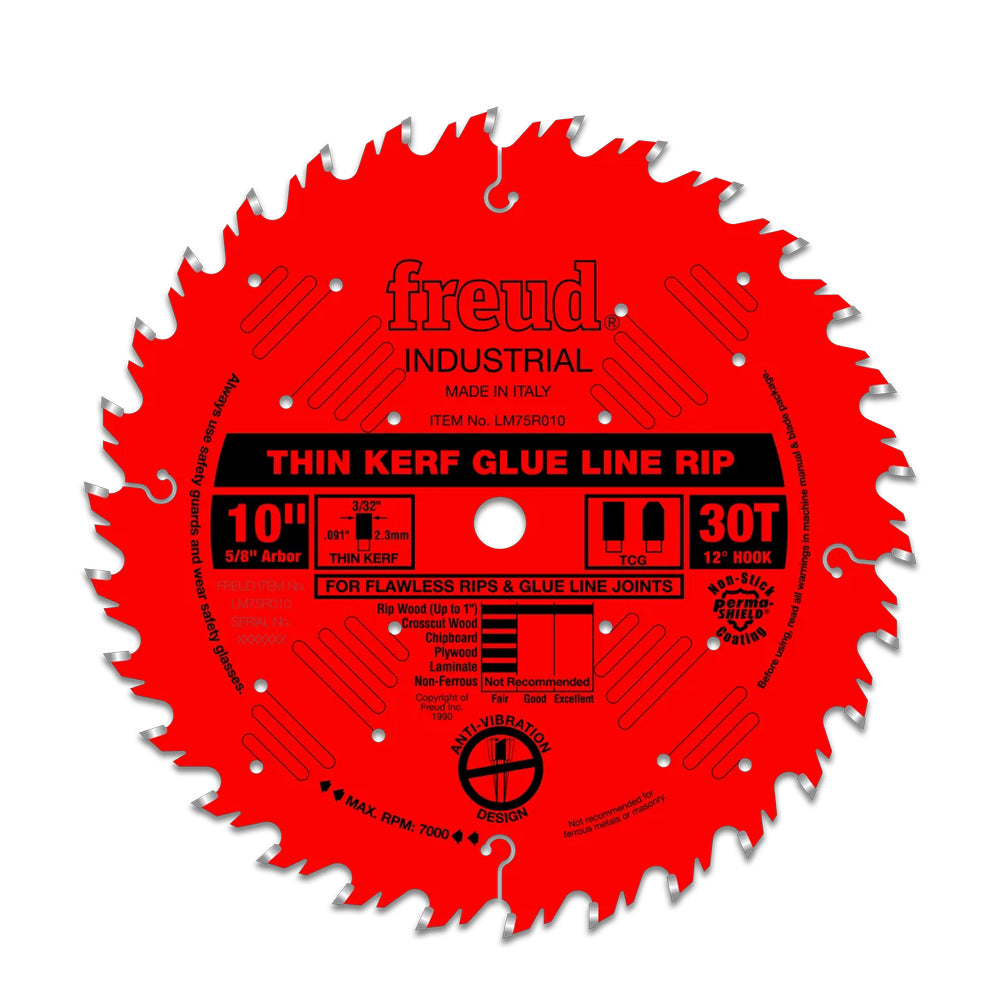 Lame de refente teflon 10'' x 30d #LM75R010 - Freud