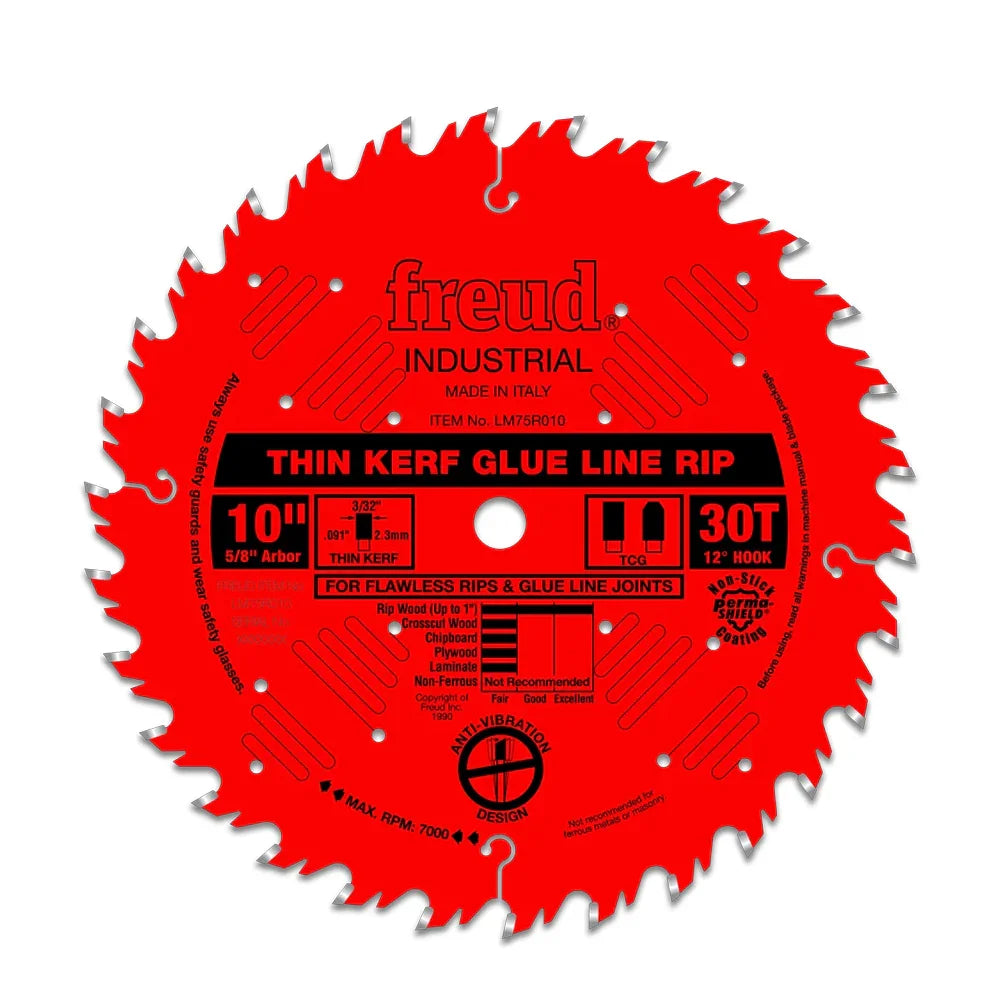 Teflon slitting blade 10'' x 30t #LM75R010 - Freud