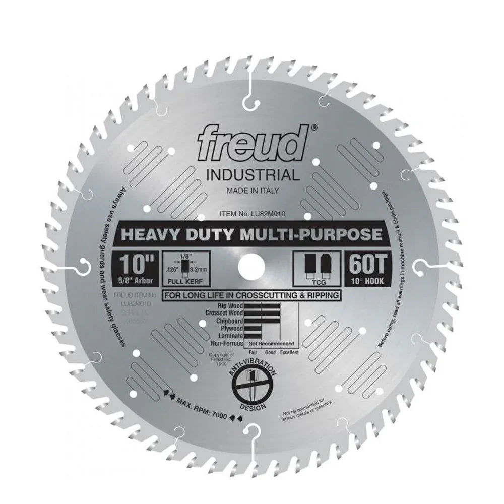 General Purpose Blades LU82m010 10" x 60t- Freud