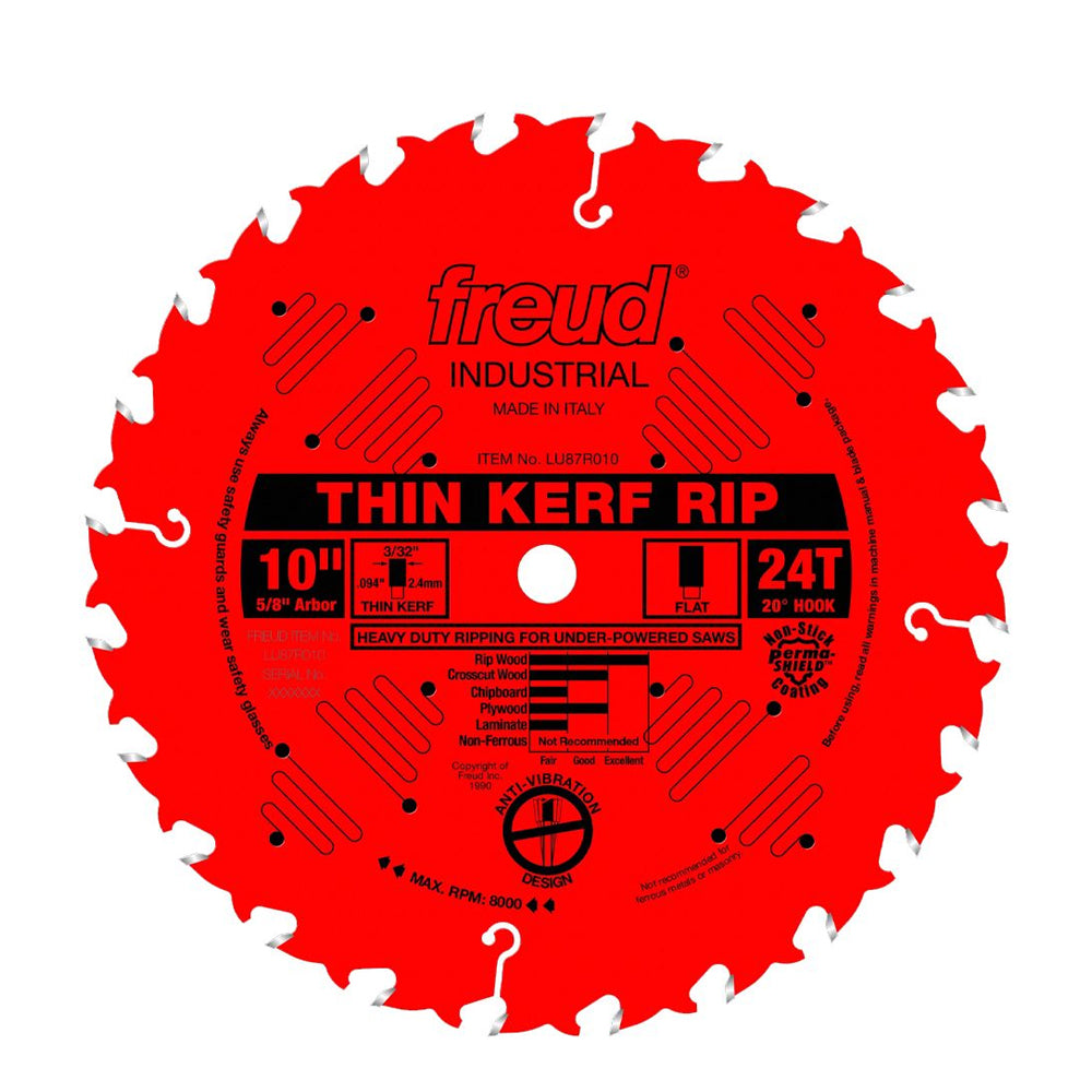 Lame de coupe transversale teflon RLU87010 10'' x 24d - Freud