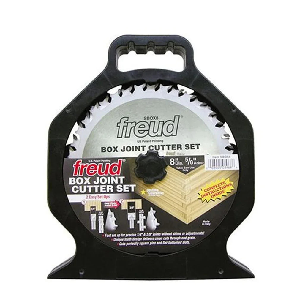 Box Joint Cutter Set 8'' - 1/4'' à 3/8'' - Freud