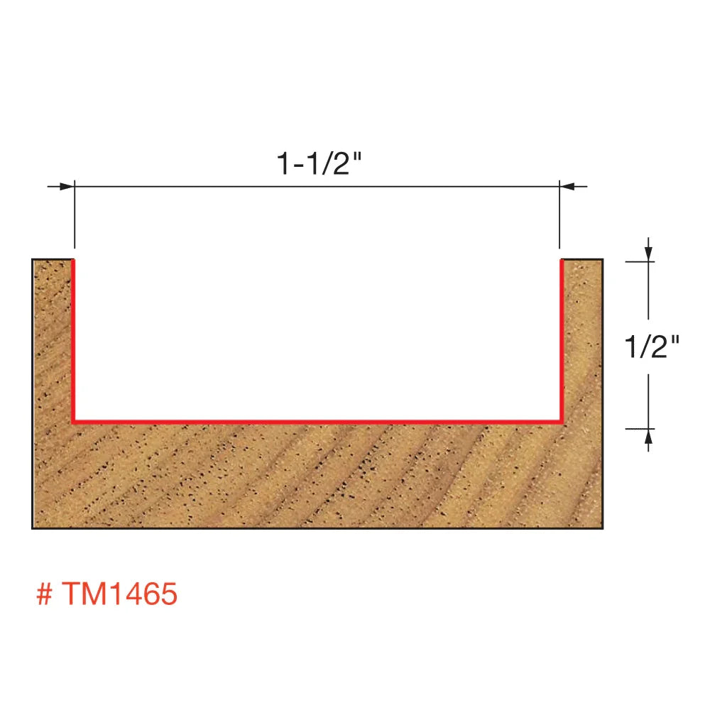 MDF Face Milling Bit #TM1465 CNC - Freud