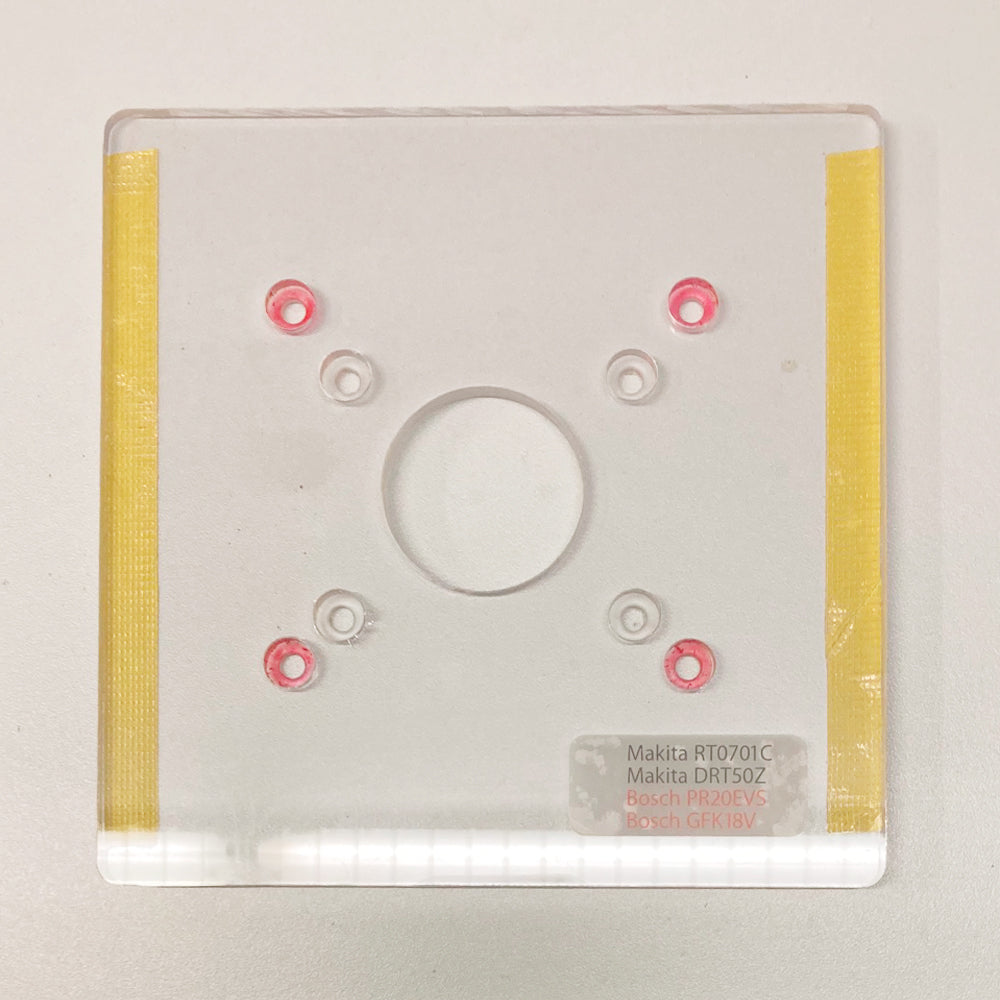 Acrylic router insert plate 6’’ Makita/Bosch - PGL