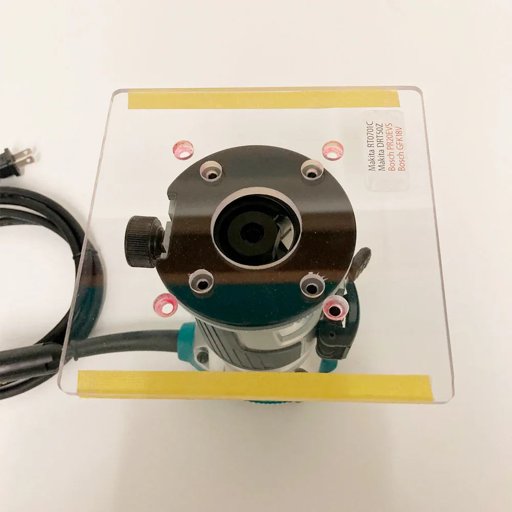 Acrylic router insert plate 6’’ Makita/Bosch - PGL