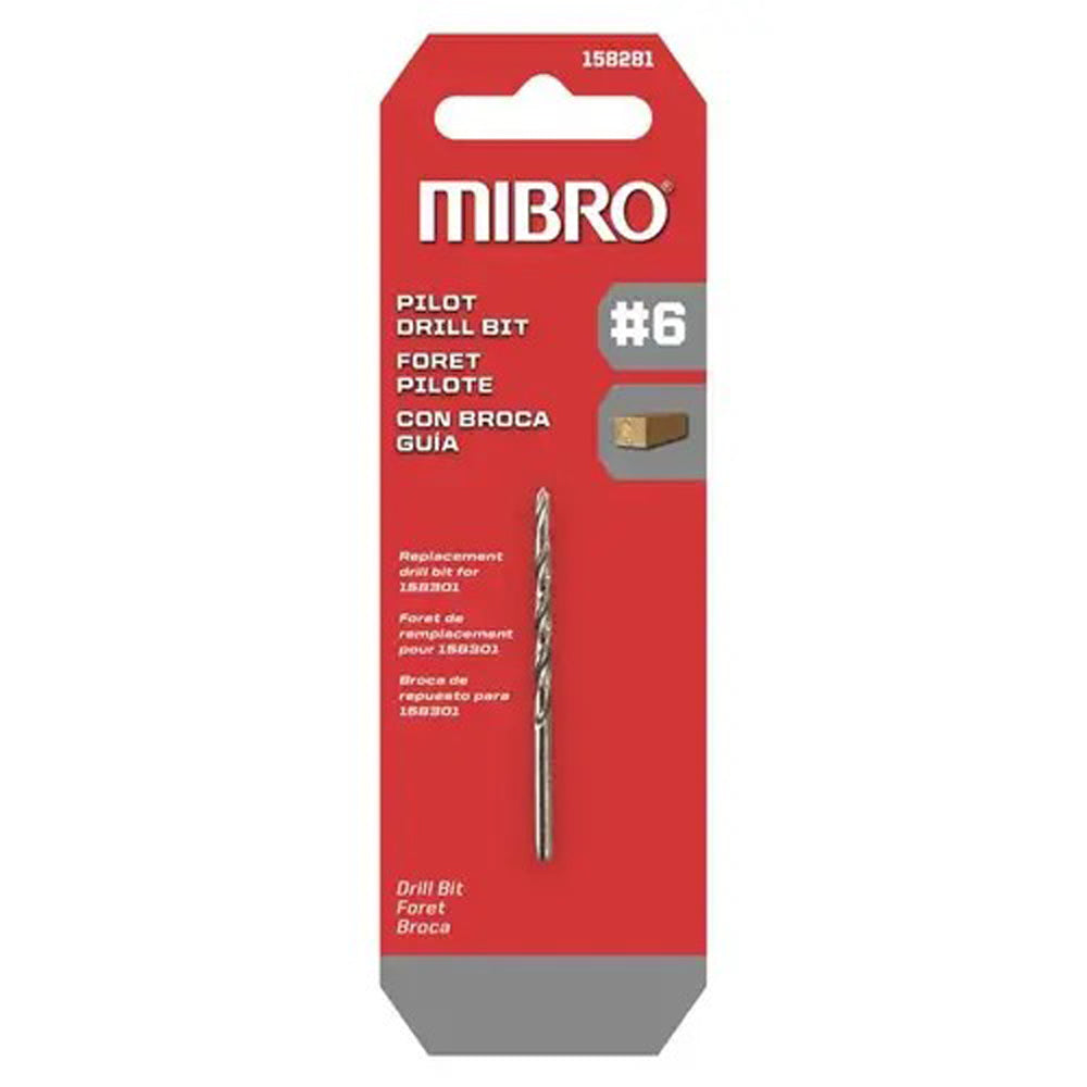 Remplacement Screw Pilot Drill Bit #6 - #8 - #10 - #12 - Mibro