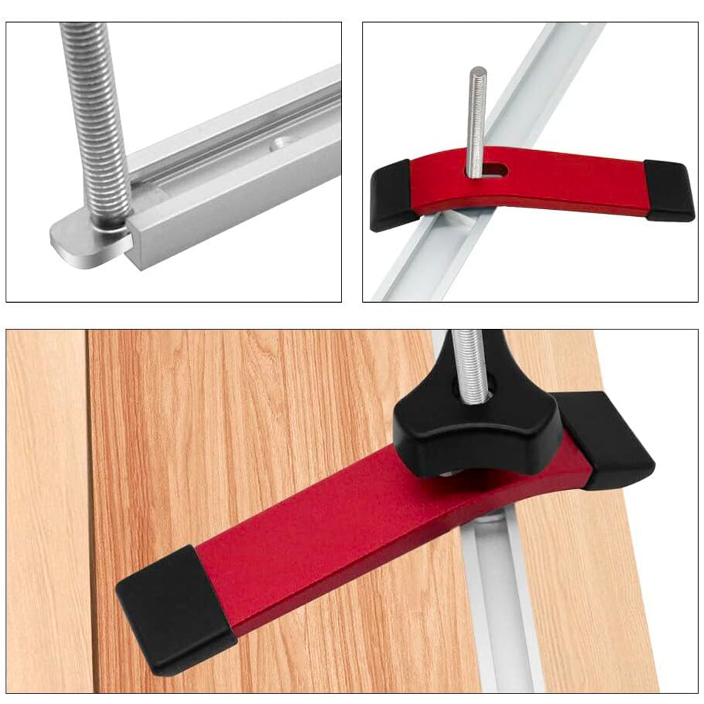 Serre de retenue pour coulisse en T #l-ht61