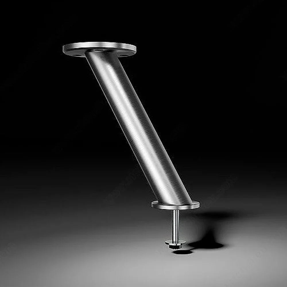 Support incliné rond inox 110 mm - Richelieu