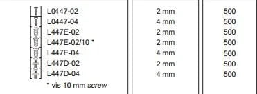 Ensemble de 2 pentures porte euro clip-on 45°